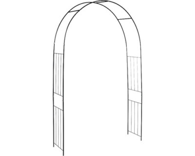Rosenbogen Esschert s Garden Gitterstab 134,5 x 37 x 220,5 cm Eisen schwarz