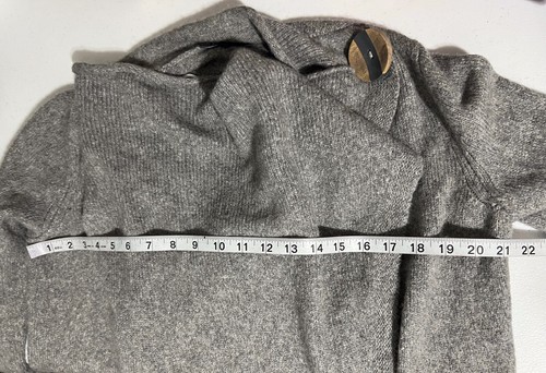 LAFAYETTE 148 Petite Small Tunic Shawl/Wrap Cardigan Sweater Wool/Alpaca Blend - Picture 6 of 11