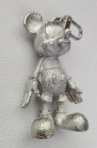 Disney Mickey Mouse Baublebar 3D Tasche Charm Silber Folie Geldbörse Schlüsselanhänger Neu im Karton - Bild 9 von 9