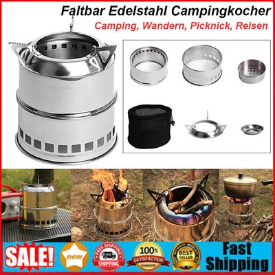 Campingkocher Holzvergaser Outdoor Kocher Holzofen Notkocher Hobo Ofen