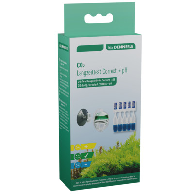 DENNERLE CO2 Langzeittest Correct + pH Komplett-Set Permanente Messung pH-Wert