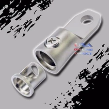 2 pcs Platinum 0/2 AWG Gauge Ring Terminal w/ Adapters Audio 12v Battery Marine 