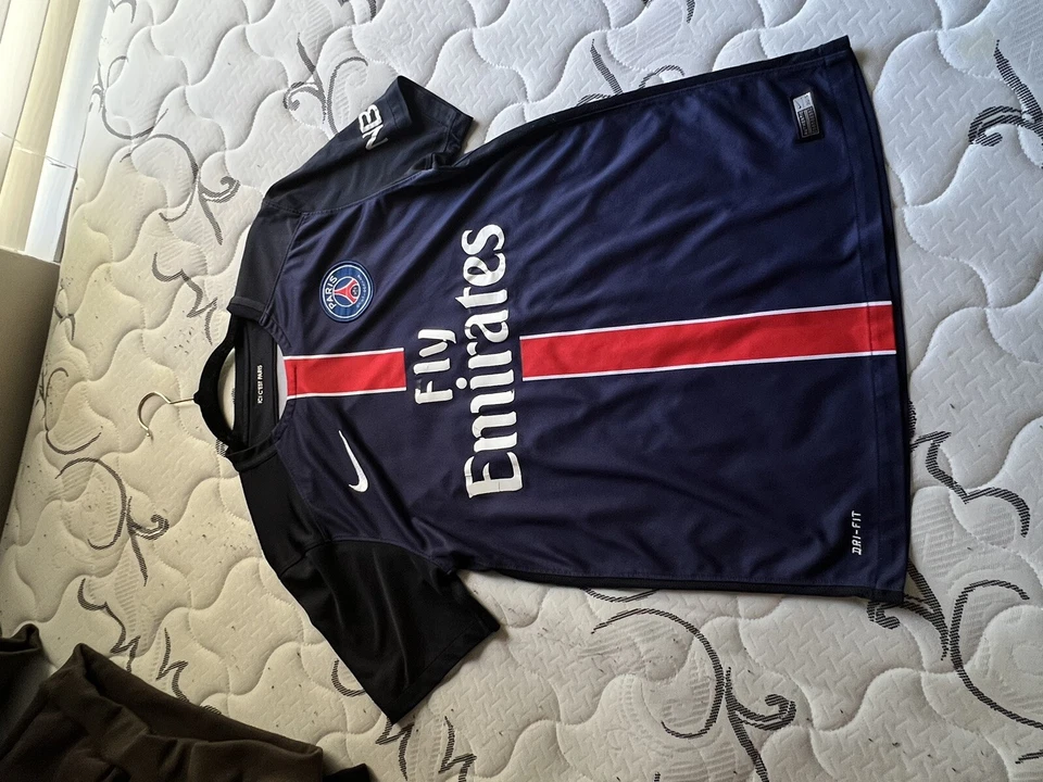 Nike Paris Saint Germain Soccer Jersey Mens Medium Blue Zlatan Ibrahimovic #10 - Image 3 of 4