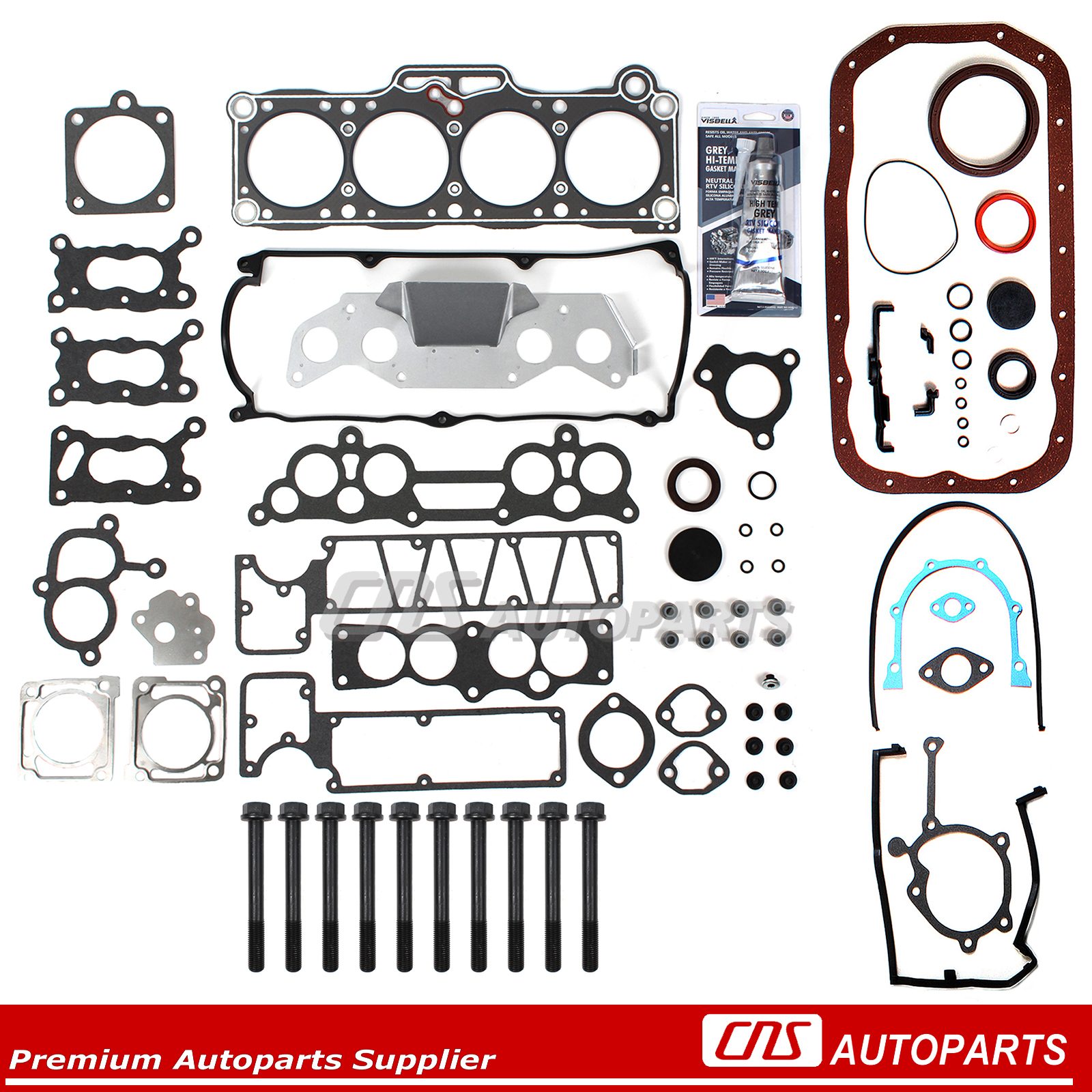 8793 MAZDA PICKUP B2200 2.2L 8V Full Gasket Set W/ Head Bolts Kit F2
