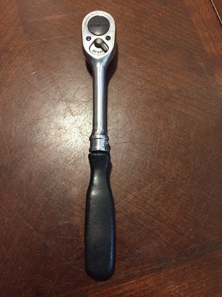 カッティングダイ(中古品) 76 Snap On Tool 3/8 Drive Socket-Ratchet F726 Black Hard Handle