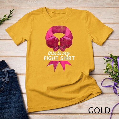 Para mujer This Is My Fight Camisa Rosa Boxeo Guante Cáncer de Mama Camiseta Unisex - Imagen 4 de 15