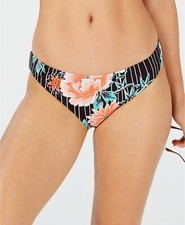 Bar III Floral Stripe Printed Printed Hipster Bottoms 48 Size L  U7 322 NEW