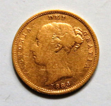 Australia.  1886 Sydney - Half Sovereign..  Trace Lustre - Fine+