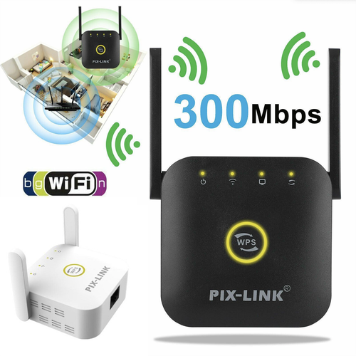 Universal WiFi Range Extender AU 300 Mbps Wifi Router Repeater Black WR22 - Picture 13 of 13