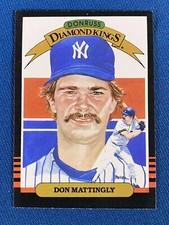 1985 Donruss Diamond Kings Don Mattingly Baseball Card #7 NM New York Yankees