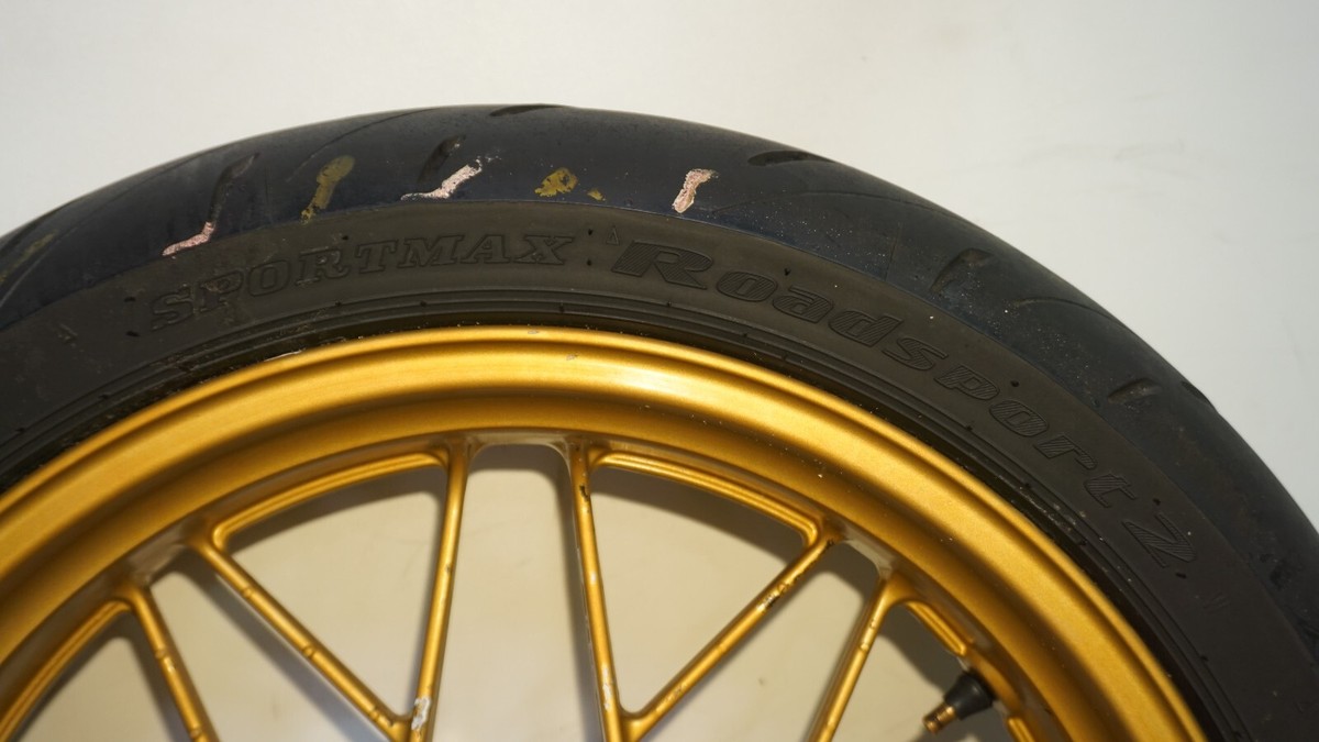 2022-2023 Kawasaki Z650RS Z650 Rear Back Wheel Rim Straight GOLD