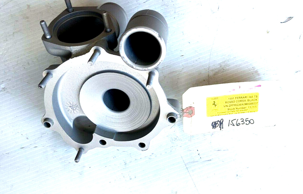 FERRARI 348 PARTS  WATER COOLANT PUMP BASE, THERMOSTAT HOUSING  156350