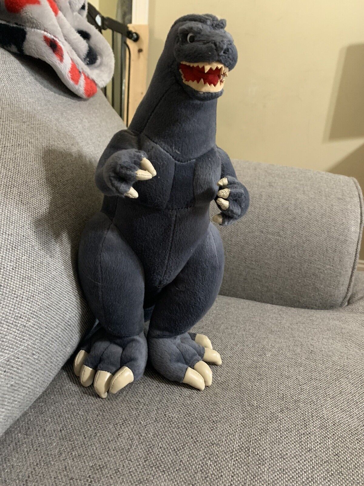Godzilla toy vault plushie Very Rare With Tag Removed And Intact!!!!!