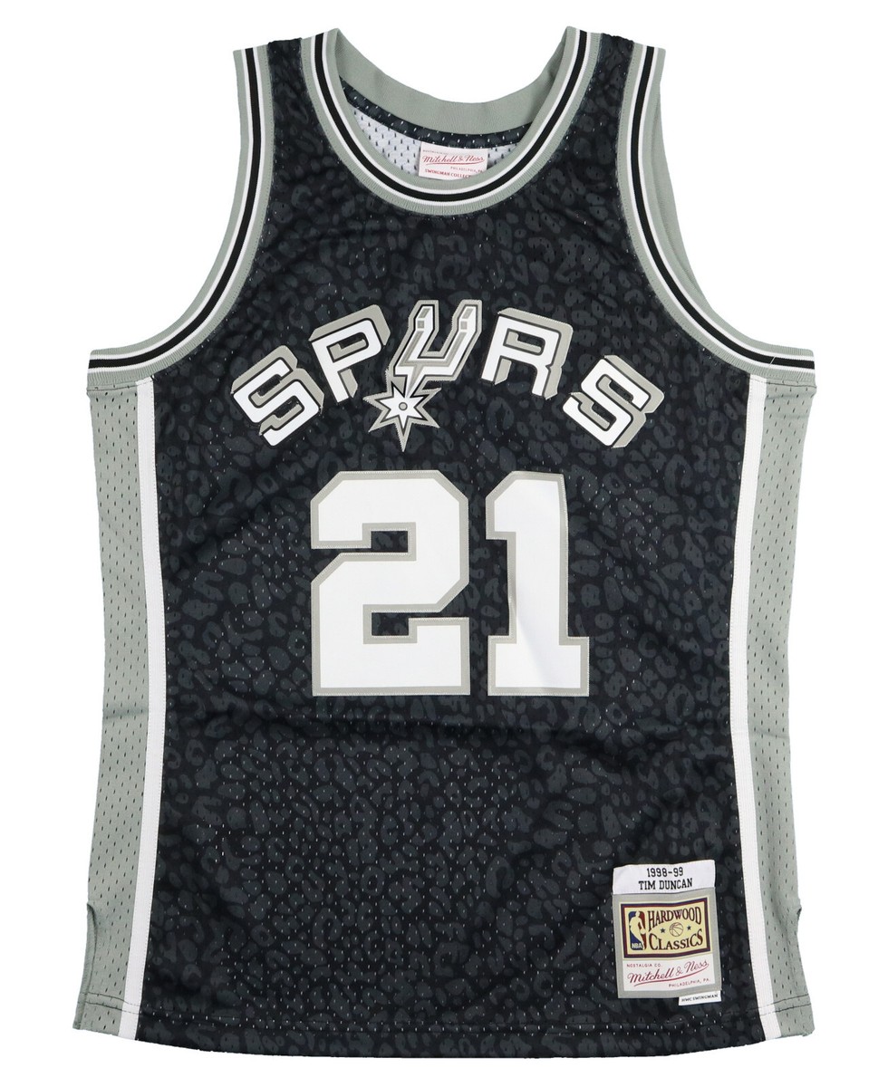 NBA スパーズ ダンカン 21番 ジャージ 1998-99 MITCHELL & NESS San Antonio Spurs Tim Duncan #21 98-99
