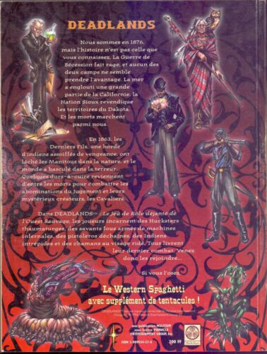 JDR RPG JEU DE ROLE / MULTISIM DEADLANDS LIVRE DE BASE VF - Imagen 2 de 2