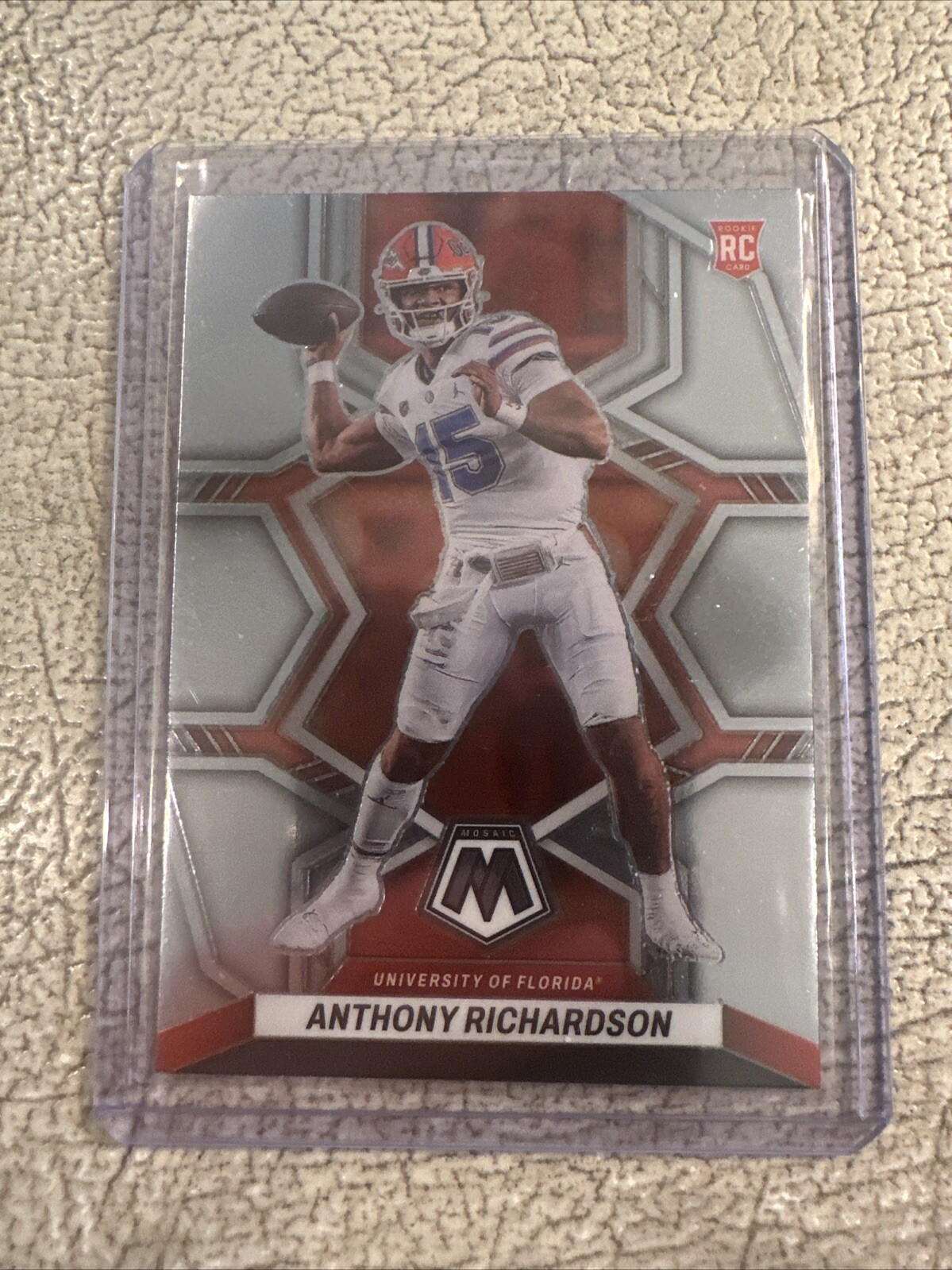 2023 Panini Mosaic Draft Picks Silver #4 Anthony Richardson Rookie Florida NCAA