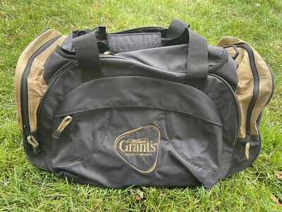 Vintage William Grant's Scotch Whisky Limited Edition Black/Gold Duffel Bag