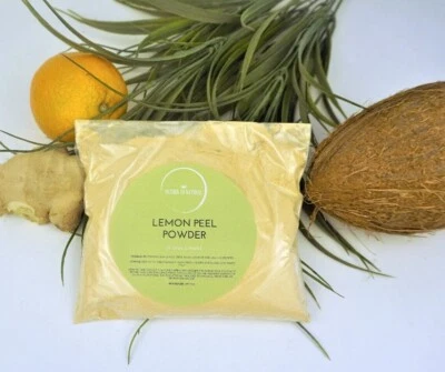 RETURN TO NATURAL Lemon Peel Powder Tea Cook Bake High A Grade Quality Nature Grown 5G-1KG