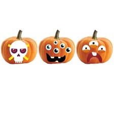 Halloween pumpkin grimaces sticker