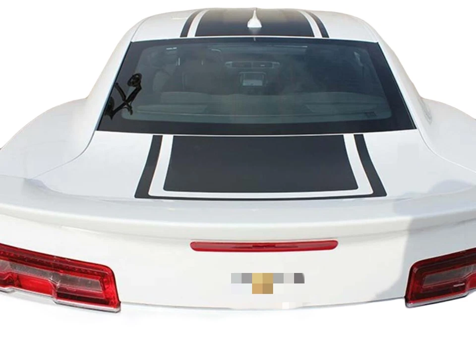 Pegatinas de vinilo para techo trasero de carreras para Chevrolet Camaro Foto 4 de 4