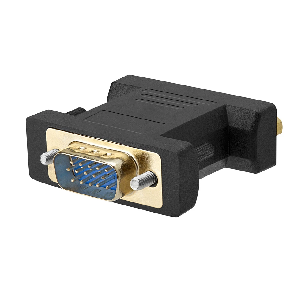 DVI-A Female to VGA Male Adapter Analog Connector Converter for PC Monitor - Image 2 of 3