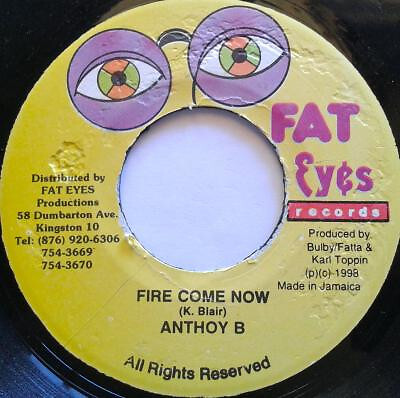 Anthony B - Fire Come Now / VG / 7