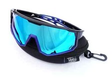 Velos  Sports Polarized Clear View Sunglasses- Baseball Cycling Football Blk/Blu