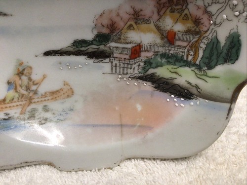 Vintage Hand Painted China Porcelain Japan Trinket Dish Bowl. - Picture 9 of 9
