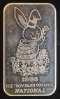 1986 Happy Easter NA-65 National Mint Rare Bullion-999 Silver 1 Ounce Oz Art Bar