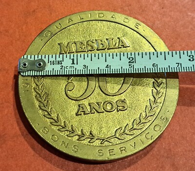 Vintage 1962 MESBLA Dept. Store 50 Year Commemorative Medal 2 3/4