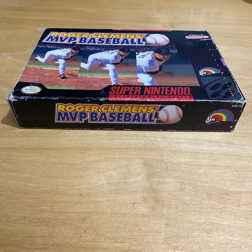 Super Nintendo SNES - Boxed NTSC USA - Roger Clemens' MVP Baseball - Picture 4 of 9