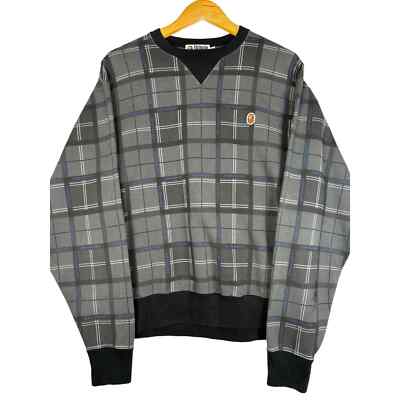 Bape Crewneck Nigo Era Plaid Sweatshirt A Bathing Ape
