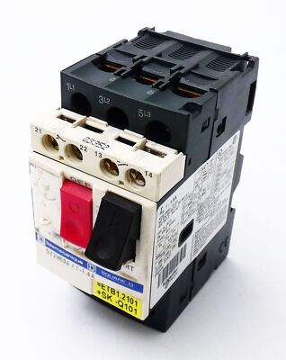 Telemecanique GV2ME06 1-1,6A Motorschutzschalter + GVAE11 Hilfsschalter -used-