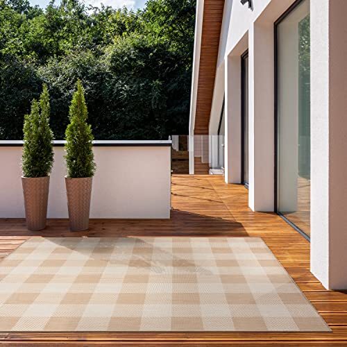 buffalo plaid outdoor rug 5x7