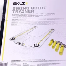SKLZ Golf Swing Guide Trainer for Improved Consistency and Accuracy, Black/White