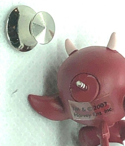COSAS INTERESANTES: PIN Little Devil Perplexed 3D Esculpido - Cómics de Harvey con licencia - Imagen 6 de 7