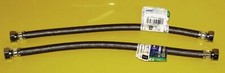 2 each BrassCraft 1/2 in. Compression x 1/2 in. FIP x 16 in. Braided Faucet Con