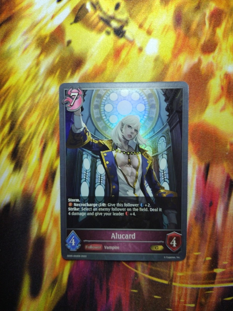 Shadowverse EVOLVE English ALUCARD SD05-002EN 2023 Holo Foil