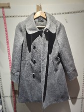 Papaya Womens Grey Jacket Coat Size 14 Button