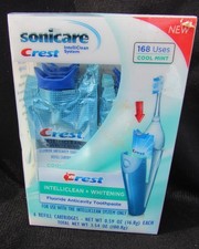 Crest Sonicare Intelliclean 6 refill cartridges mint toothpaste sealed but 2006