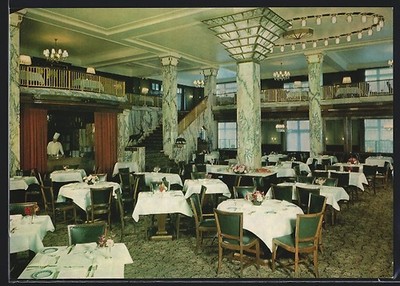 Hamburg-St.Georg, Stadt-Restaurant Hotel Reichshof, Ansichtskarte 