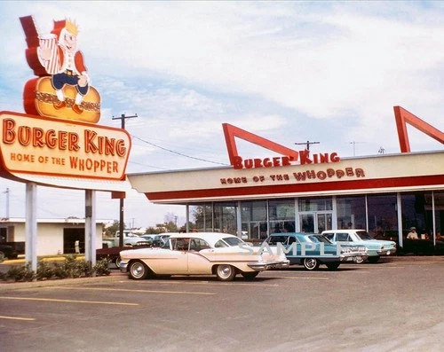 1964 BURGER KING Home of the Whopper 5x7 Borderless Photo (231-U)