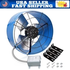 15 inch Attic Fan1600 CFM with Adjustable Thermostat Gable Mount Ventilation