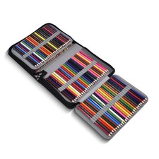 150 Slots Colored Pencils Case Large Capacity PU Leather Portable Pencil Case...