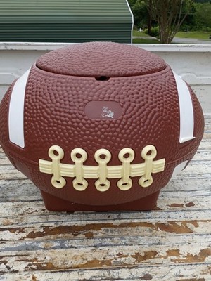 Little Tikes Vintage Football Toy Box Toy Chest Tailgate Cooler w/ Lid