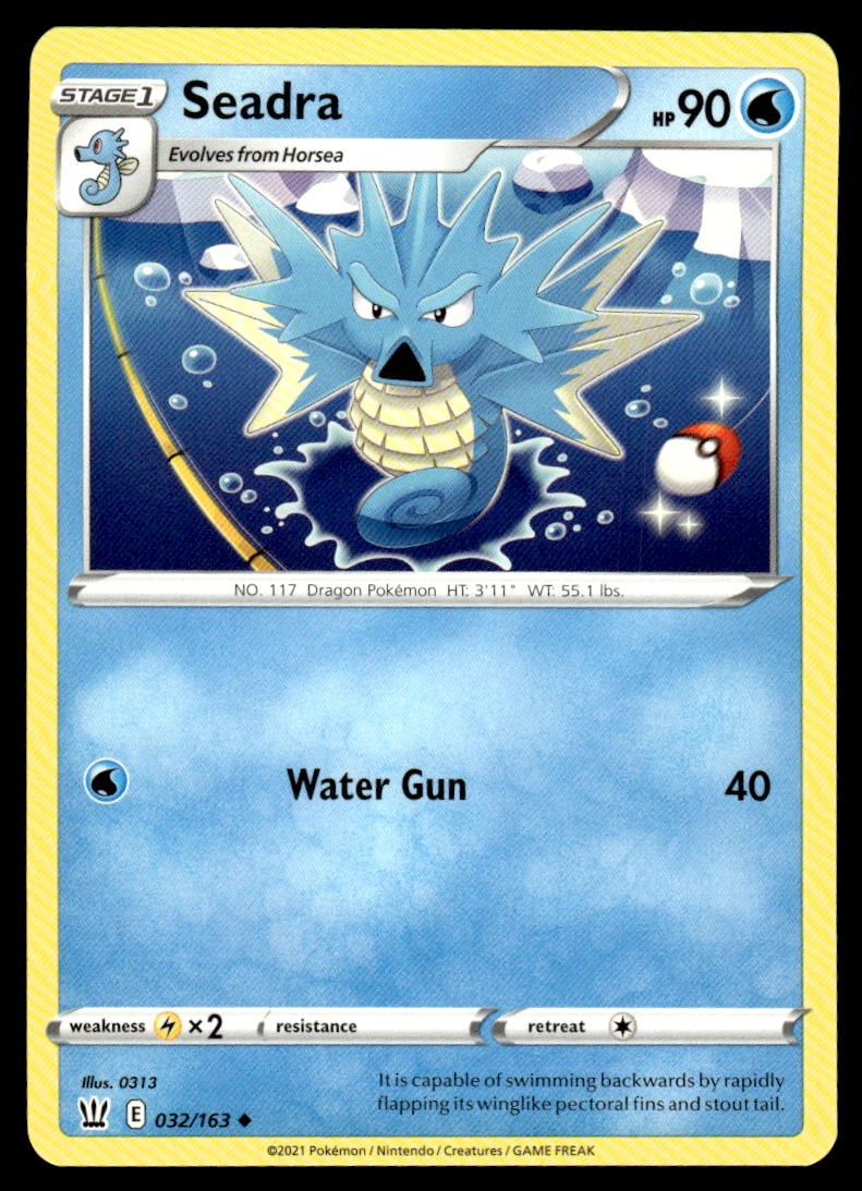 Seadra 032/163 - Battle Styles - Uncommon NM