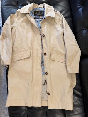 Barbour - Kids' Camila Waterproof Belted Trench Coat - MIST/ FOLKY FL -  L 10/11