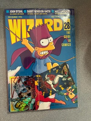 WIZARD: THE GUIDE TO COMICS MAGAZINE (DECEMBER 1993) #28 sealed