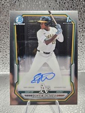EDGAR MONTERO 2026 Bowman Baseball Chrome Prospects Base Auto ATHLETICS