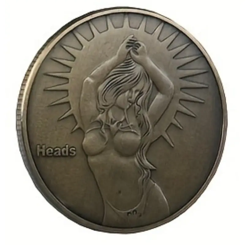 Sun & Moon Goddesses Heads Or Tails Challenge Coin Collectable Flip Game 1-pc - Bild 3 von 6
